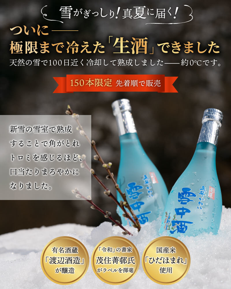 飛騨かわい雪中酒